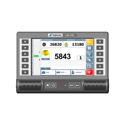 topcon lm-100 wheel loader scale